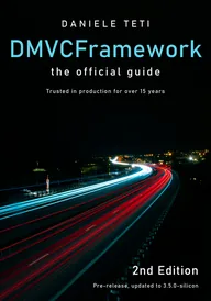 DelphiMVCFramework - The Official Guide, second edition, book cover