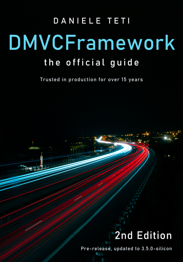 DMVCFramework - the official guide, zweite Auflage, von Daniele Teti