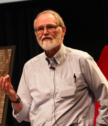 Brian Kernighan at Bell Labs, 2012