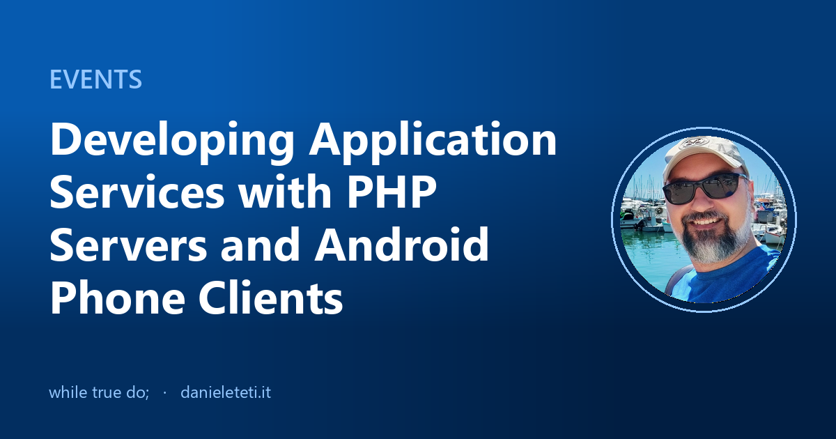 Developing Application Services with PHP Servers and Android Phone ...